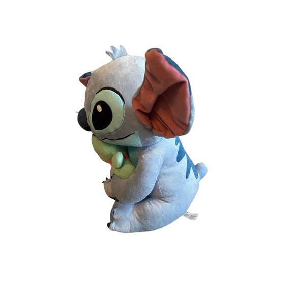 Large Jumbo 23 In Disney Classics Lilo Stitch & Scrump Blue Plush Stuffed Animal - Picture 3 of 6